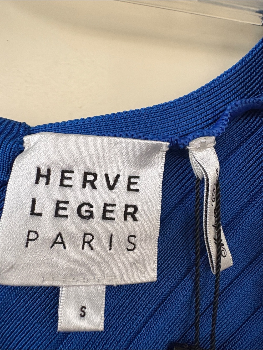 Herve Leger Cobalt Blue Bandage Maxi Dress - Picture 2 of 10